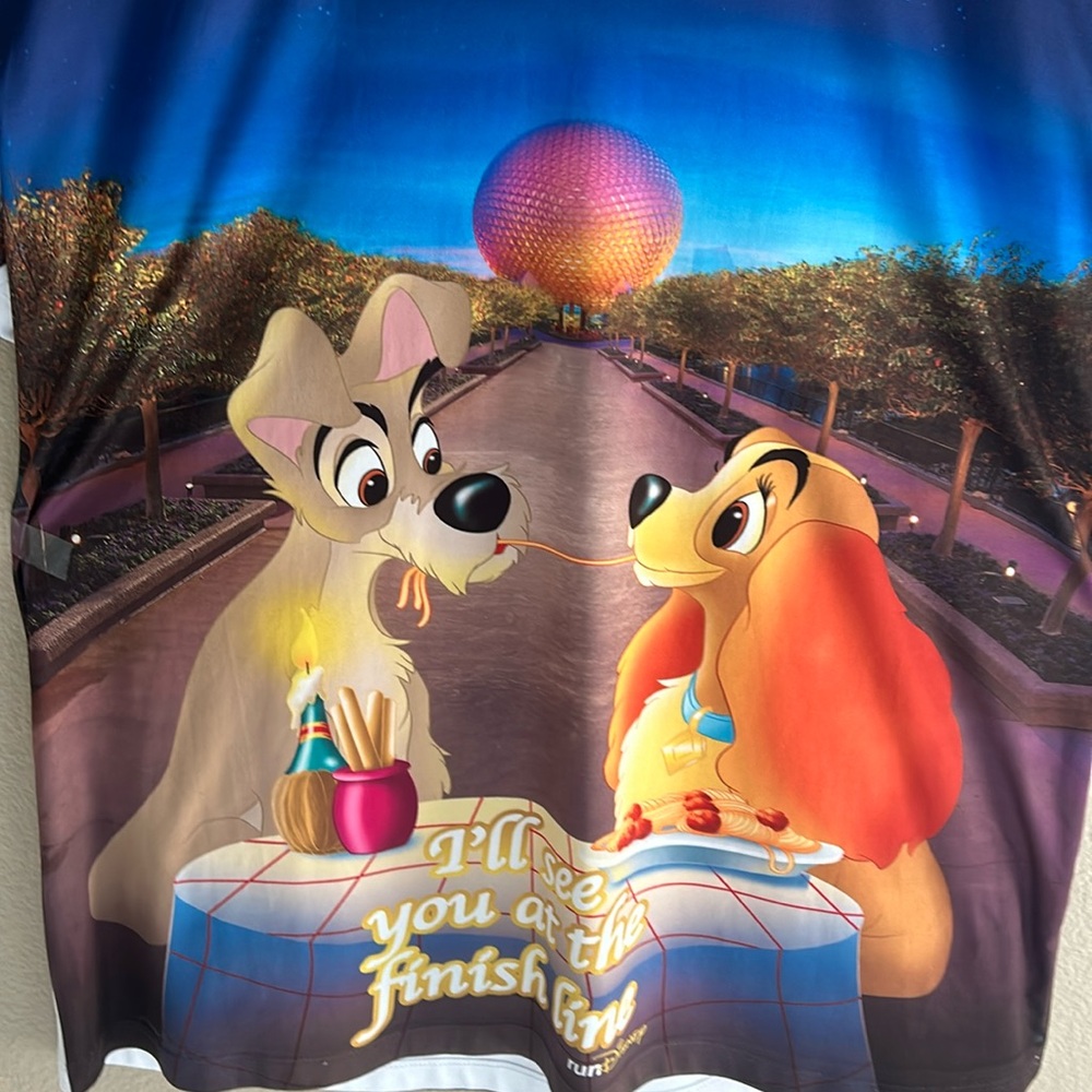 Disney Lady and the Tramp Graphic Tee - Blue